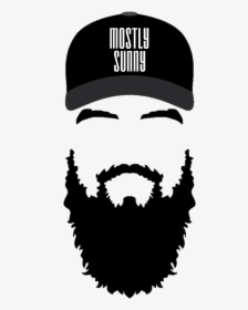 Beard Png Download - Black Man Beard Silhouette, Transparent Png, Free Download
