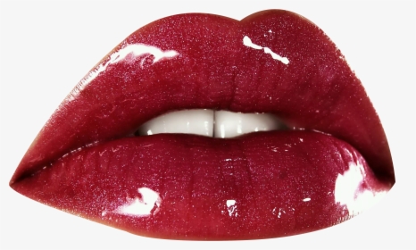 Lipstick Color Mouth Lip Gloss - Big Lips Png, Transparent Png, Free Download