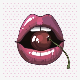 Transparent Cereza Png - Cherry Lips Png, Png Download, Free Download