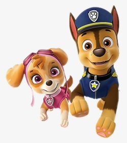 Paw Patrol Chase Y Skye - Skye And Chase Paw Patrol, HD Png Download, Free Download
