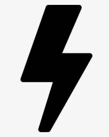 Lightning Bolt Filled Shape - Lightning Shape Png, Transparent Png, Free Download