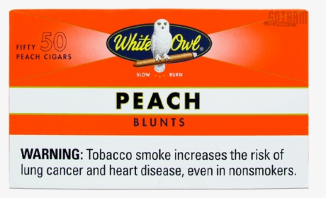 White Owl Blunt Peach Box - Label, HD Png Download, Free Download