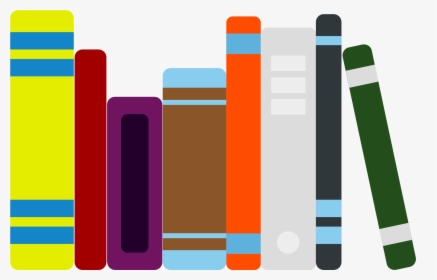 Books In A Line Png, Transparent Png, Free Download