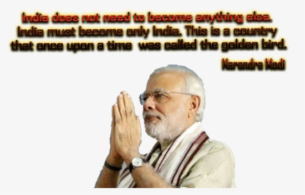 Narendra Modi Quotes Png Image Download - Senior Citizen, Transparent Png, Free Download