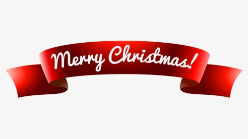 Merry Christmas Banner Clipart Banner Merry Christmas - Merry Christmas Vector Png, Transparent Png, Free Download