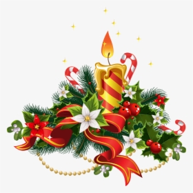 Christmas Candles Clipart Png, Transparent Png, Free Download