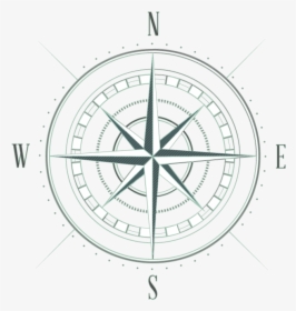 Compass Drawing Sketch - Vector Transparent Compass Png, Png Download, Free Download