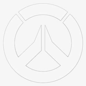 Clip Art Overwatch Logo - Overwatch Logo Black And White, HD Png Download, Free Download