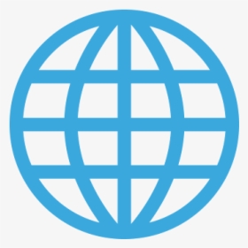 Internet Images Png - Blue World Icon Png, Transparent Png, Free Download