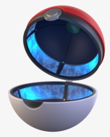 Pokeball Png Transparent Image - Opened Pokemon Ball Png, Png Download, Free Download