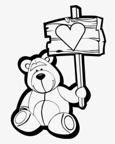 Happy Bear Clip Arts - Happy Bear Drawing Png, Transparent Png, Free Download