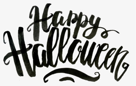 Happy Halloween Text Png, Transparent Png, Free Download
