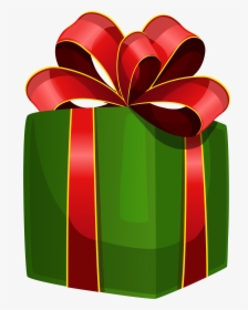 Green Gift Box Png Clipart - Transparent Background Christmas Presents Clipart, Png Download, Free Download