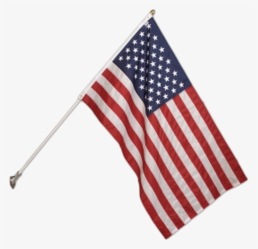 Transparent American Flag Pole Png - Black And White American Flag With Blue, Png Download, Free Download
