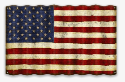 Vintage Usa Flag Png - Iowa Corrugated Sign, Transparent Png, Free Download