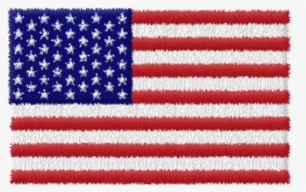 Handheld American Flag Png, Transparent Png, Free Download