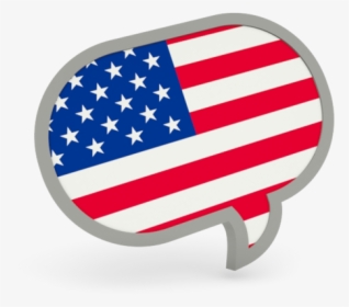 American Us Flag Save Icon Format - English Language Flag Png, Transparent Png, Free Download