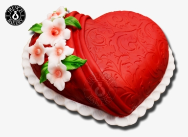 Heart Shape Full Cake - Birthday Love Cake Png, Transparent Png, Free Download