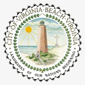 Seal Of Virginia Beach, Virginia - City Of Virginia Beach Logo, HD Png Download, Free Download