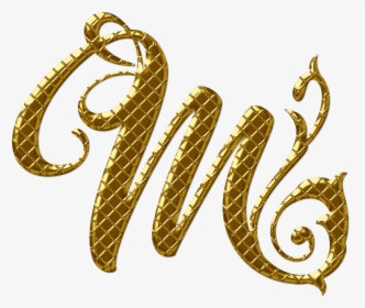 M Logo Wallpaper - Gold M Logo Design, HD Png Download, Free Download