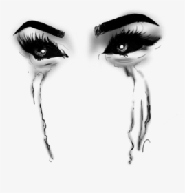 #tears #eyes #beauty #evil #possessed #devil #blackeyes - Transparent Black Tears Png, Png Download, Free Download