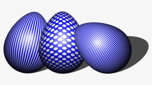 Blue Easter Eggs Png, Transparent Png, Free Download