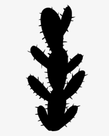 Transparent Cactus Silhouette Vector, HD Png Download, Free Download
