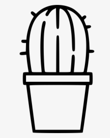 Cactus - Latte Clipart Black And White, HD Png Download, Free Download