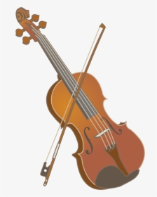 Violin And Bow Clip Arts - Clipart Picture Of Violin, HD Png Download, Free Download