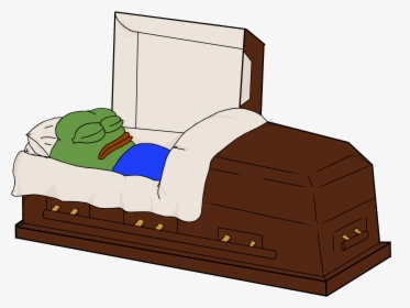 Tee Dead Pepe Png Dead Pepe - Pepe Coffin, Transparent Png, Free Download