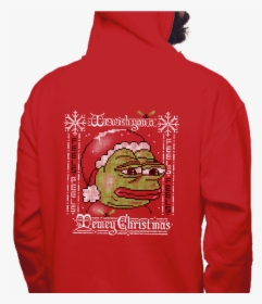 Christmas Pepe Frog Criedasesoramiwebcom - Hoodie, HD Png Download, Free Download