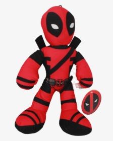 Deadpool Clipart Black And White Plush Hd Transparent - Deadpool Plush Toy Doll, HD Png Download, Free Download