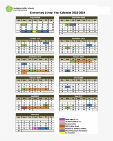 Calendar - Wildwood School Calendar 2018, HD Png Download, Free Download