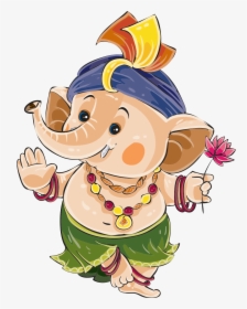 Cute Ganesha Png - Cute Happy Ganesh Chaturthi, Transparent Png, Free Download