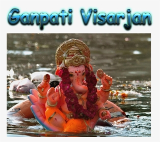 Ganpati Visarjan - Ganpati Bappa Morya Visarjan, HD Png Download, Free Download