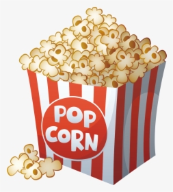 Popcorn Vector Cartoon Film Drawing Png File Hd Clipart - Popcorn Png, Transparent Png, Free Download