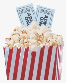43462 - Movie Popcorn White Background, HD Png Download, Free Download