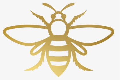 Bee Clip Art Gold, HD Png Download, Free Download