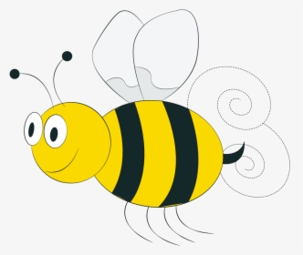 Cute Bee Png - Honeybee, Transparent Png, Free Download