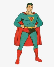 Drawing Superman Comic Huge Freebie Download For Powerpoint - Original Superman Comic, HD Png Download, Free Download