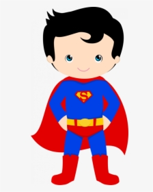 Transparent Superhero Cape Clipart - Cute Superman Clipart, HD Png Download, Free Download