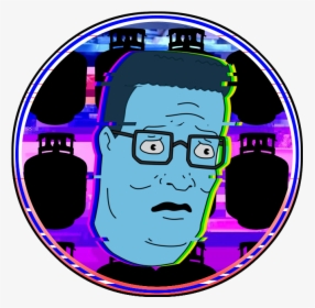 Vaporwave Inspired Profile Picture Png - Profile Picture Circle Meme, Transparent Png, Free Download