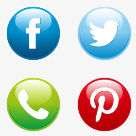 Social Media Png Image - Social Media Icon Button Png, Transparent Png, Free Download
