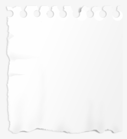 Ripped White Paper Png - Torn Paper Note Png, Transparent Png, Free Download
