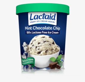 Lactaid® Mint Chocolate Chip Ice Cream - Lactaid Peanut Butter Ice Cream, HD Png Download, Free Download