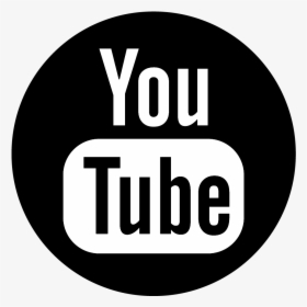 Youtube Logo White Png Circle, Transparent Png, Free Download