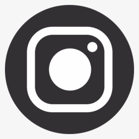Black Circle Instragram Icon - Simbolo De Copyright En Png, Transparent Png, Free Download