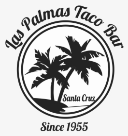 Las Palmas Taco Bar"  Itemprop="logo - Palm Tree No Background Free, HD Png Download, Free Download