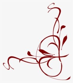 Floral Swirl Svg Clip Arts - Transparent Swirl Design Png, Png Download, Free Download