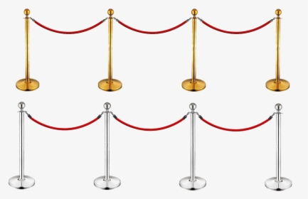 Gold Rope Png - Barrier Png Silver, Transparent Png, Free Download